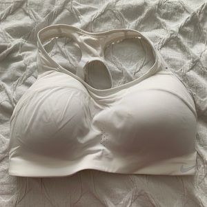 White Nike Sports Bra